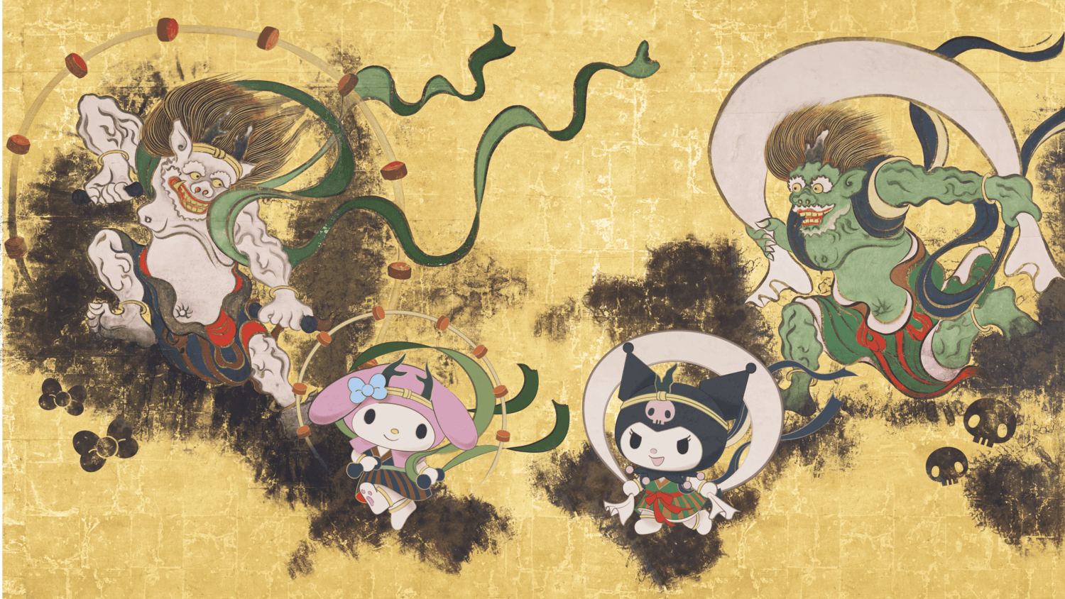 風神雷神図屏風
